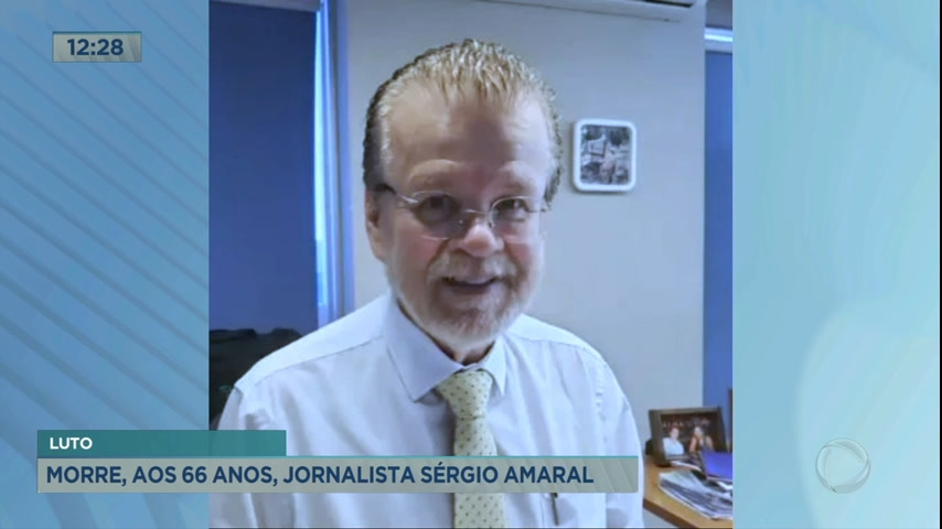 Vídeo: Jornalista Sérgio Amaral morre aos 66 anos