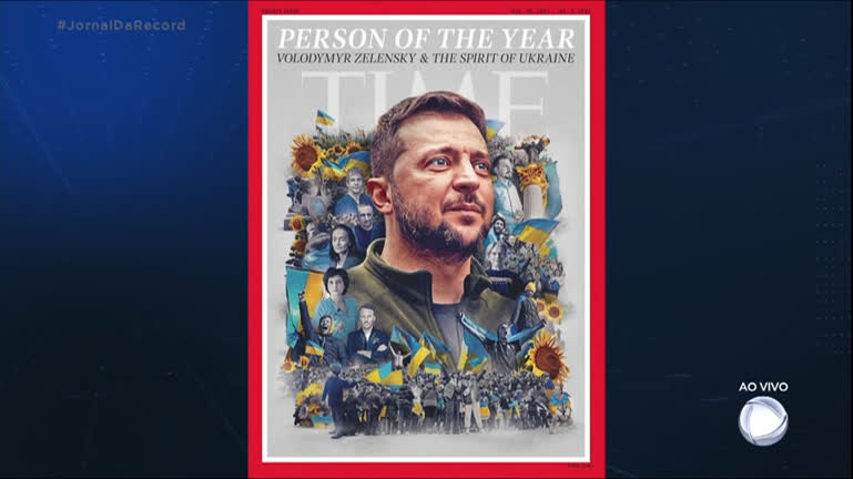 Vídeo: Zelenski é eleito a personalidade do ano pela revista Time