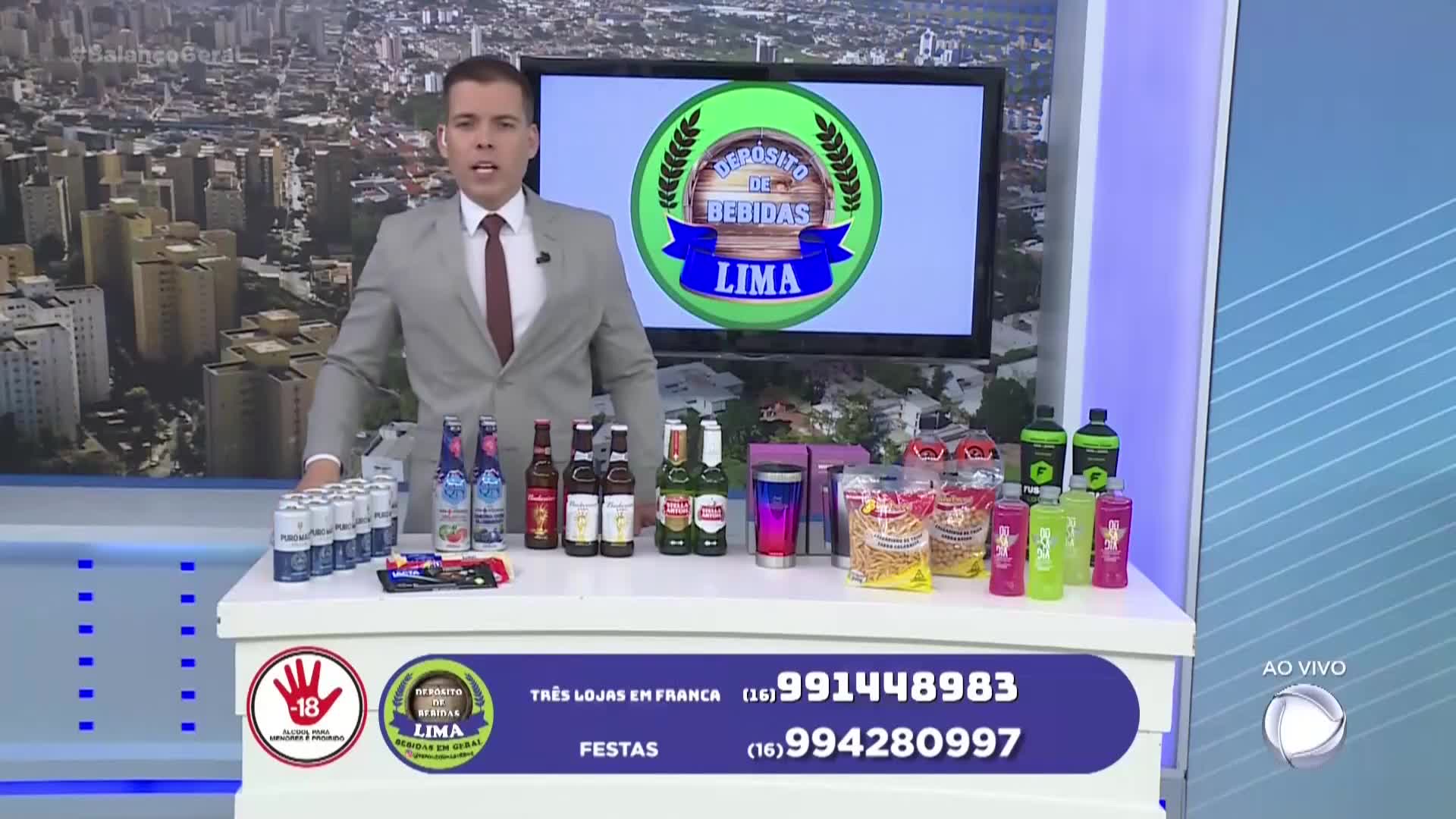 Vídeo: Depósito de Bebidas Lima - Balanço Geral - Exibido em 07/12/2022