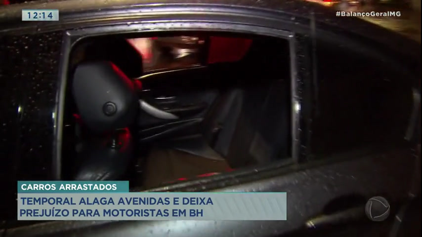Vídeo: Moradores e motoristas contam prejuízos após temporal em BH