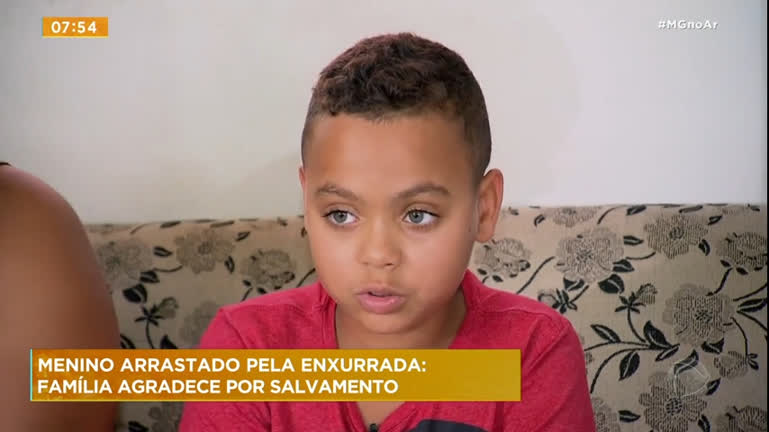 Vídeo: Família de menino arrastado pela enxurrada em BH fala dos momentos de pânico