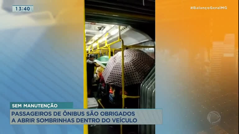 Vídeo: Chuvas provocam transtornos para usuários do transporte público de Belo Horizonte