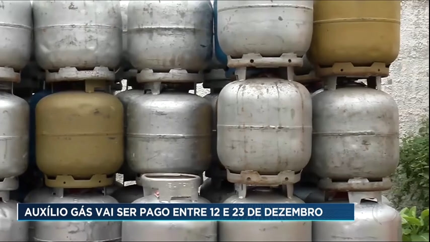 Vídeo: Auxílio-gás de R$ 112 de dezembro começa nesta segunda (12)