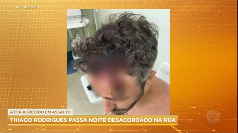 Vídeo: Polícia do RJ busca criminosos que espancaram ator Thiago Rodrigues