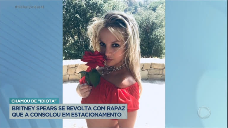 Vídeo: Britney Spears critica homem que tentou consolá-la quando chorou no estacionamento de um fast food