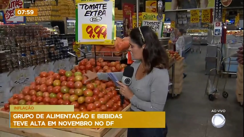 Vídeo: Grupo de alimentos e bebidas teve alta em novembro no DF