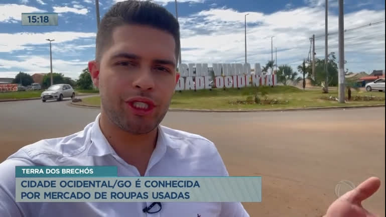 Vídeo: Record TV na Cidades: Cidade Ocidental é conhecida pelo mercado de roupas usadas