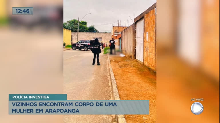 Vídeo: Vizinhos encontram corpo de mulher em Arapoanga