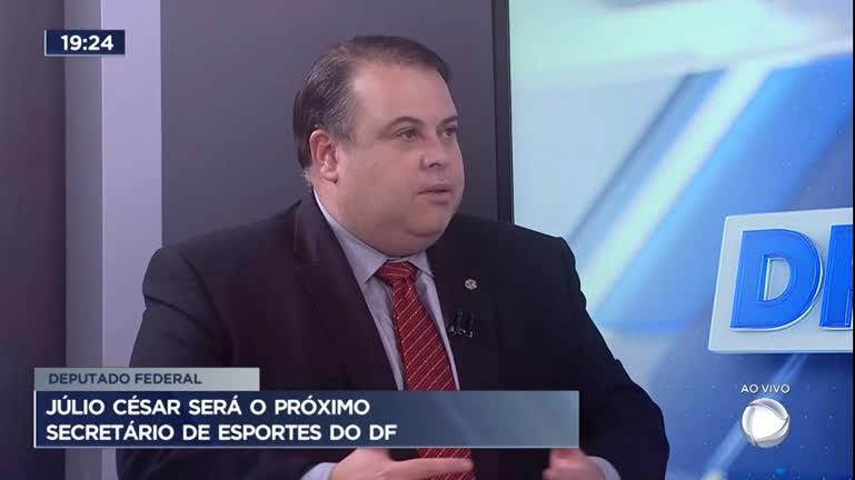 Vídeo: Júlio César será o próximo secretário de esportes do DF