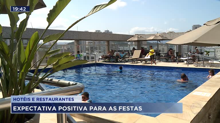 Vídeo: Expectativa positiva de hotéis e restaurantes na Baixada Santista