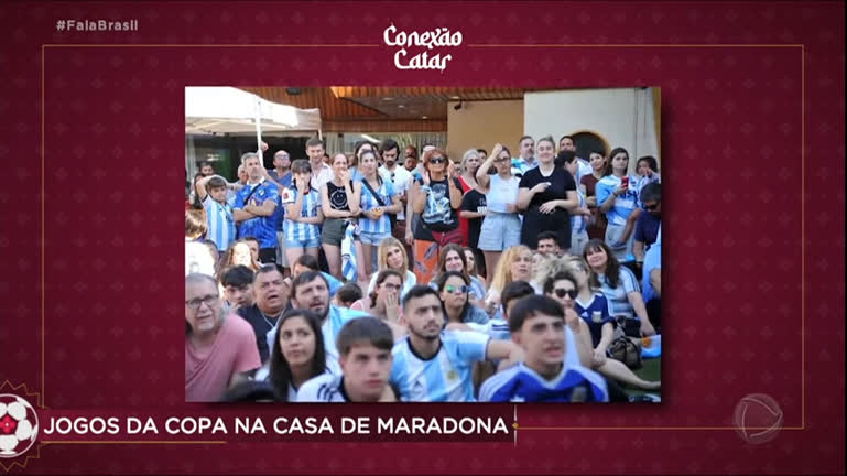 Vídeo: Casa que foi de Maradona vira ponto de encontro de torcedores argentinos