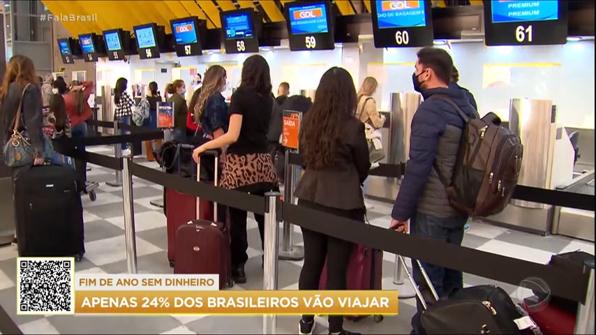 Vídeo: Apenas 24% dos brasileiros vão viajar no fim do ano