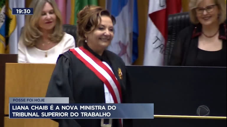 Vídeo: Liana Chaib é a nova ministra do Tribunal Superior do Trabalho