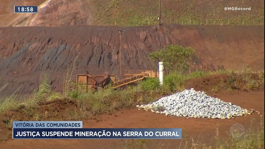 Vídeo: Justiça suspende mineração na Serra do Curral