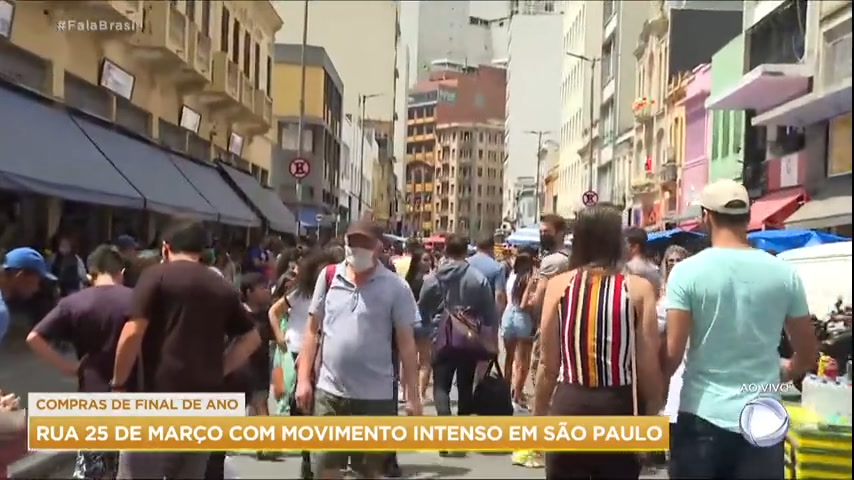 Vídeo: Paulistanos lotam 25 de Março no último sábado antes do Natal