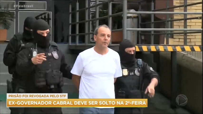 Vídeo: Sérgio Cabral deve ser solto nesta segunda-feira (19)