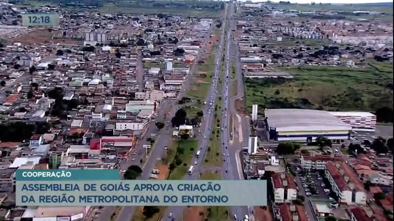 Vídeo: Assembleia de Goiás aprova criação da região metropolitana do Entorno