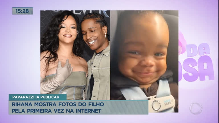 Vídeo: Rihanna mostra fotos do filho pela primeira vez na internet