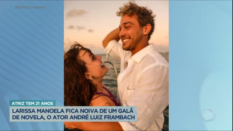 Vídeo: Larissa Manoela e André Luiz anunciam noivado