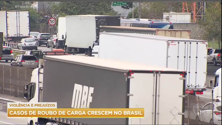 Vídeo: Mesmo com investimento em segurança e tecnologia, roubos de carga aumentam no Brasil