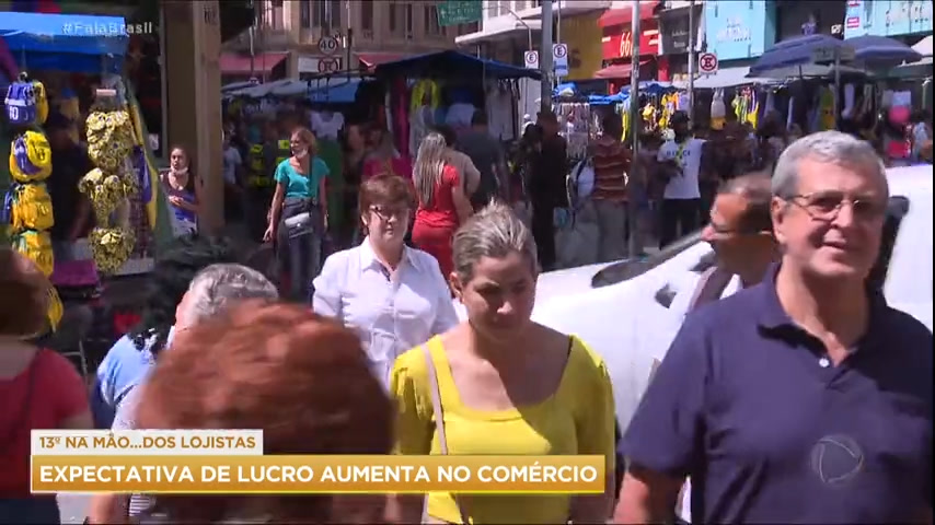 Vídeo: Comerciantes têm expectativa de lucro após pagamento da segunda parcela do 13º