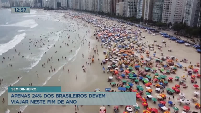 Vídeo: Apenas 24% dos brasileiros devem viajar neste fim de ano
