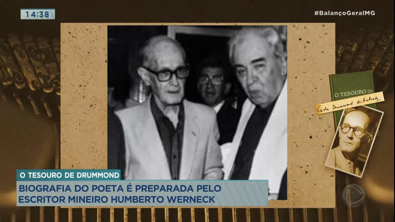Vídeo: Biógrafo e sobrinha traçam perfil do escritor Carlos Drummond de Andrade