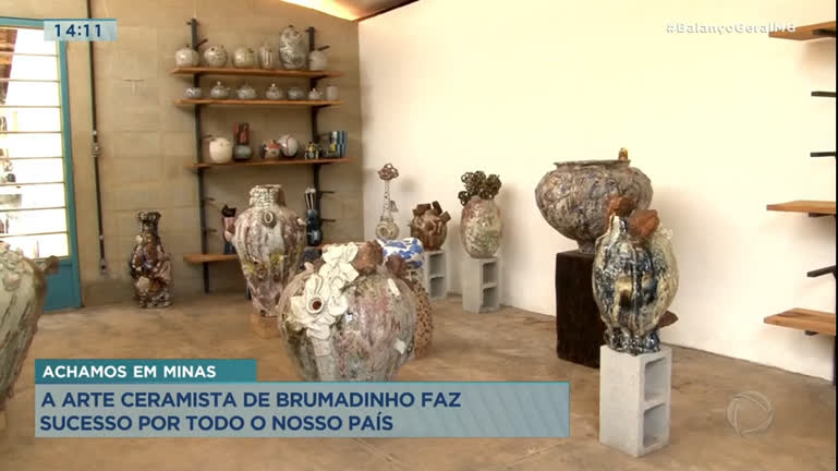 Vídeo: Quadro "Achamos em Minas" mostra arte ceramista de Brumadinho (MG)