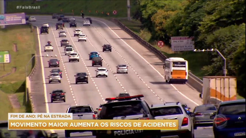 Vídeo: Movimento maior nas estradas aumenta os riscos de acidente