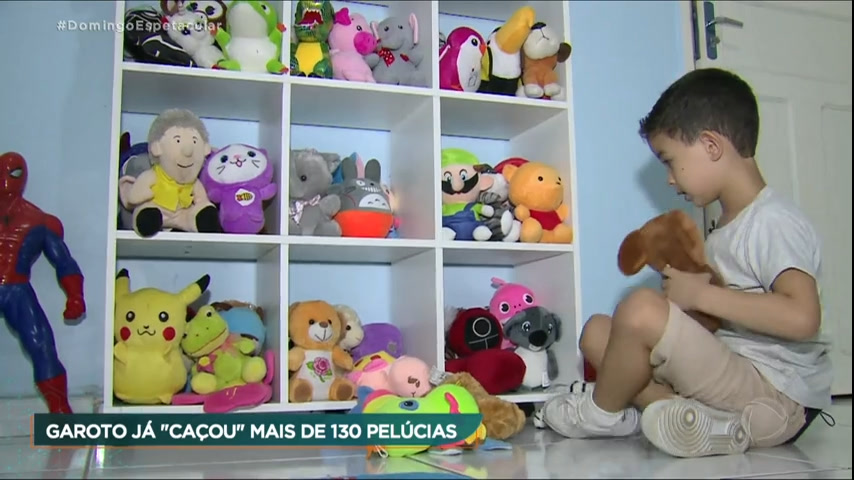 Menino coleciona mais de 100 ursos de pelúcia capturados em máquinas de Boa  Vista e dá dicas: 'cruzar os dedinhos', Roraima