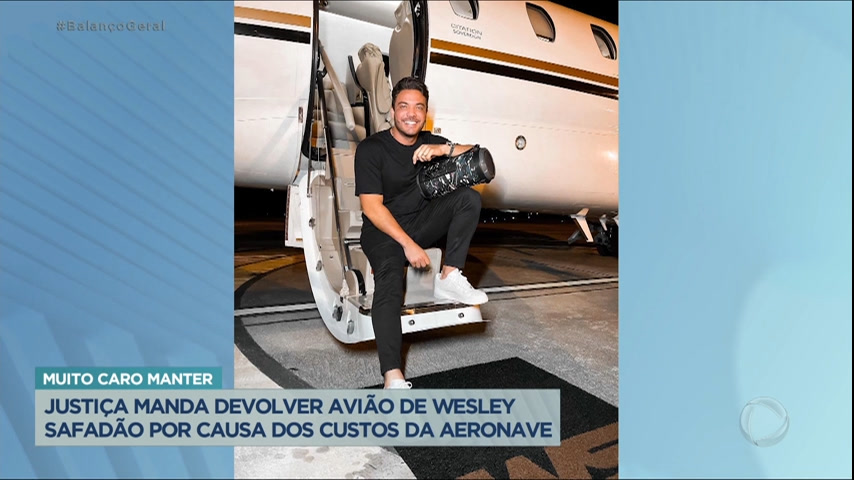 Vídeo: Justiça desbloqueia jatinho e autoriza Wesley Safadão a usar aeronave