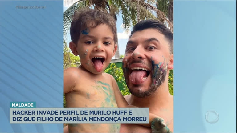 Vídeo: Hackers invadem perfil de Murilo Huff e espalham mentira sobre o filho dele