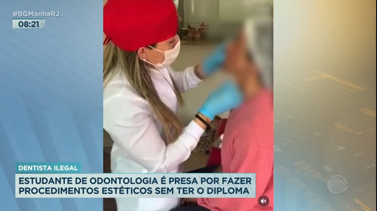 Vídeo: Estudante de odontologia é presa por fazer procedimentos estéticos no centro do Rio