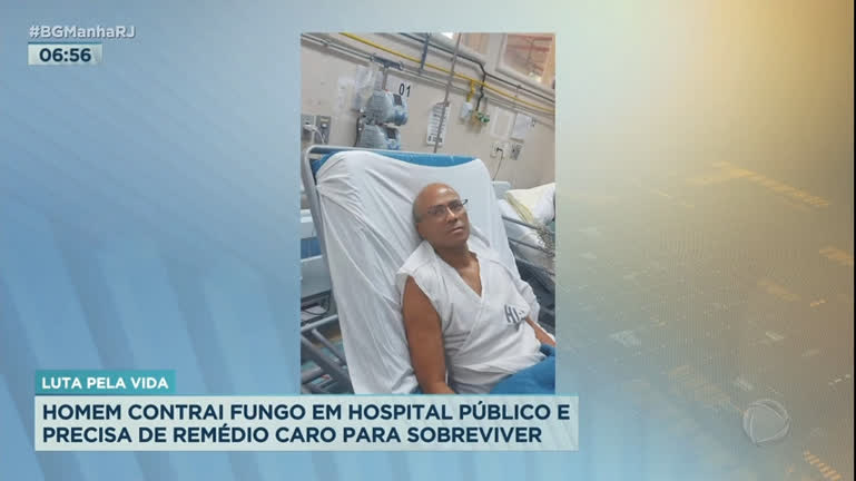 Vídeo: Homem contrai fungo em Hospital na Vila Isabel, zona norte do Rio