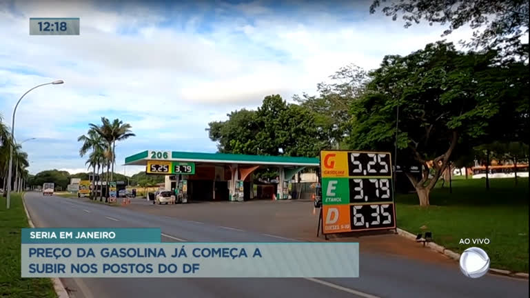 Vídeo: Preço da gasolina já começa a subir nos postos do DF