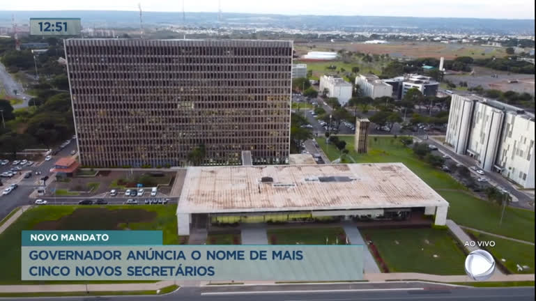 Vídeo: Ibaneis Rocha anuncia nome de mais cinco novos secretários