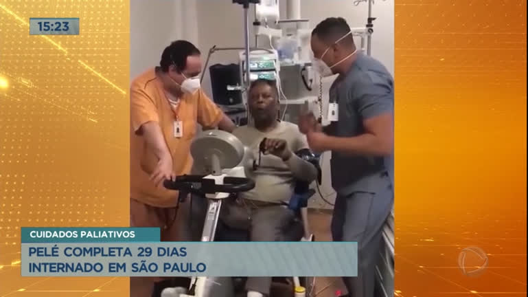 Vídeo: Pelé completa 29 dias internado em São Paulo