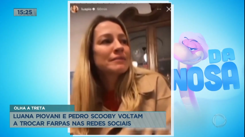 Vídeo: Luana Piovani e Pedro Scooby voltam a trocar farpas nas redes sociais
