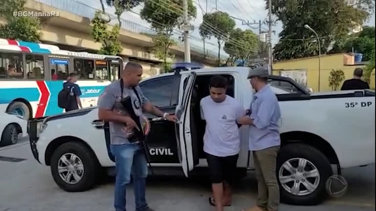 Vídeo: Homem é preso acusado de roubar motoristas de aplicativo no Rio