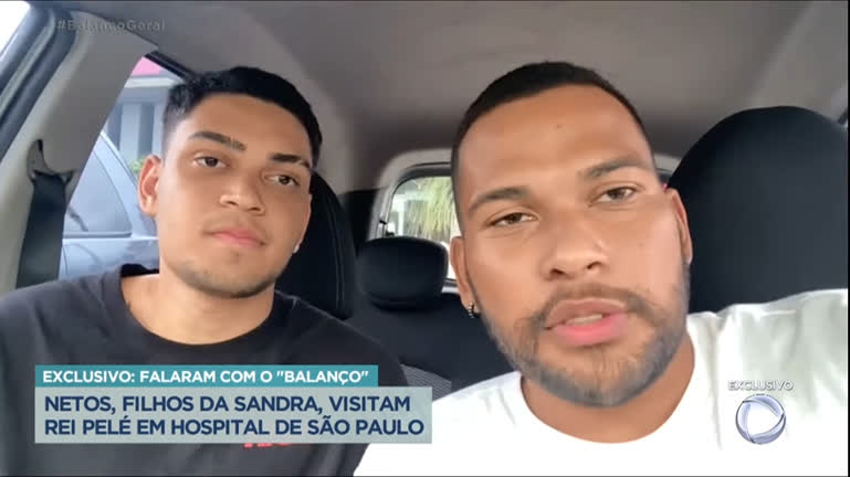 Vídeo: Exclusivo: netos de Pelé, filhos de Sandra Regina, falam sobre visita ao avô no hospital