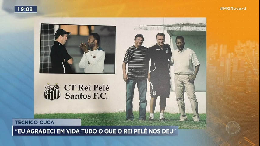 Vídeo: Técnico Cuca lamenta morte do Rei Pelé