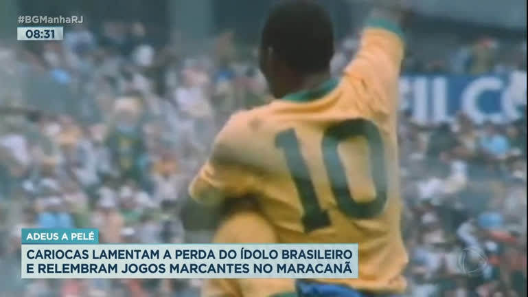 Vídeo: Cariocas lamentam morte de Pelé e relembram jogos marcantes no Maracanã