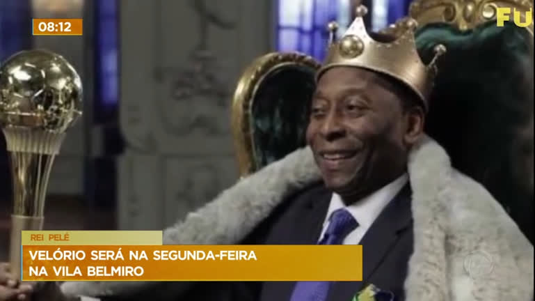 Vídeo: Velório do Rei Pelé será na próxima segunda-feira (02) na Vila Belmiro (SP)