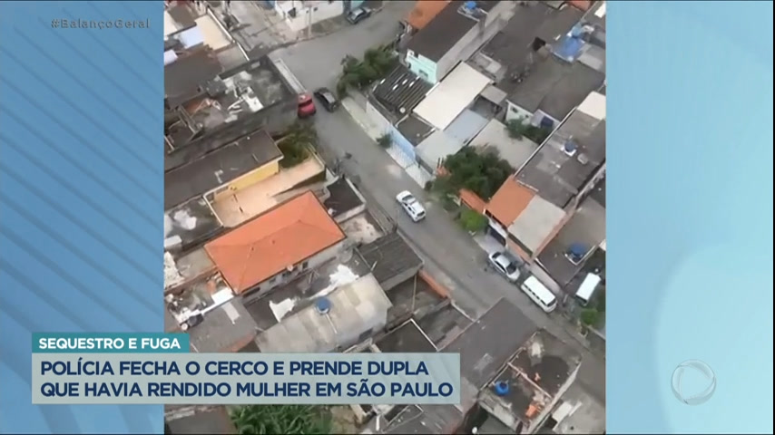 Vídeo: Polícia prende dupla que havia rendido mulher em São Paulo