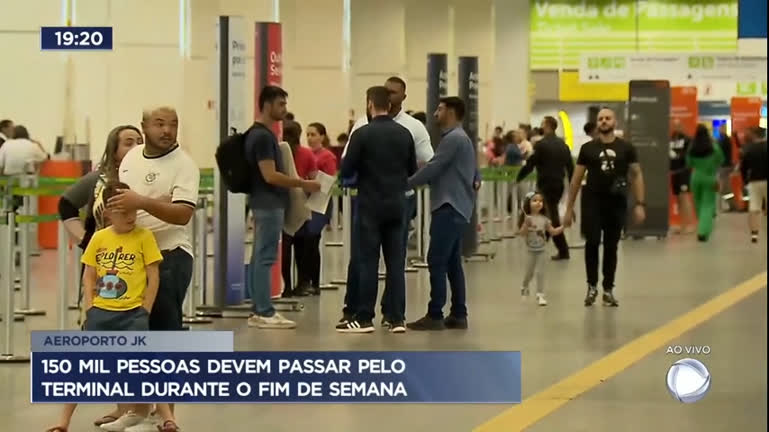 Vídeo: Aeroporto de Brasília prever que 150 mil pessoas passem pelo terminal neste final de ano