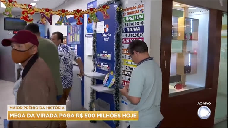 Vídeo: Mega-Sena da Virada vai pagar R$ 500 milhões neste sábado (31)