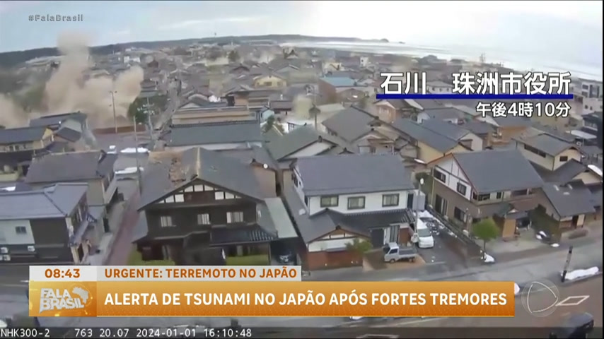 Vídeo: Japão entra em alerta para tsunami após país ser atingido por terremotos