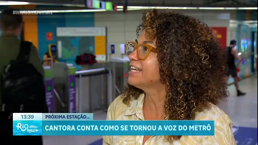 Vídeo: Conheça a cantora que se tornou a voz do MetrôRio