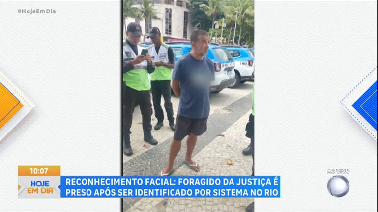 Vídeo: RJ: sistema de reconhecimento facial leva à prisão de três foragidos da Justiça