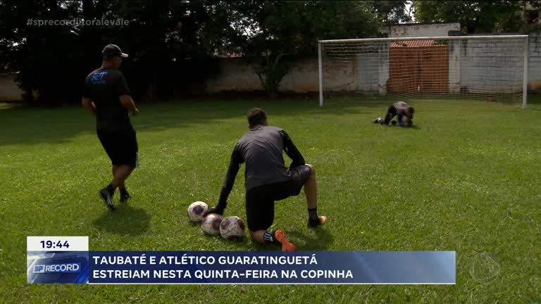 Vídeo: Taubaté faz o último treino antes da estreia na Copa São Paulo